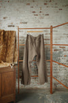 AVIVA JIFEI XUE 25 Autumn/Winter Knit Elastic Jacket/Drawstring Pants AJX-FW25-DSP-NBWHK-Natural Beige Pants (FW25-DKB-NBWHK)